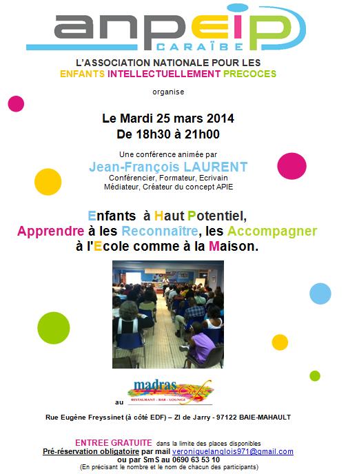 Affiche_JFLaurent_Guadeloupe_Mars2014