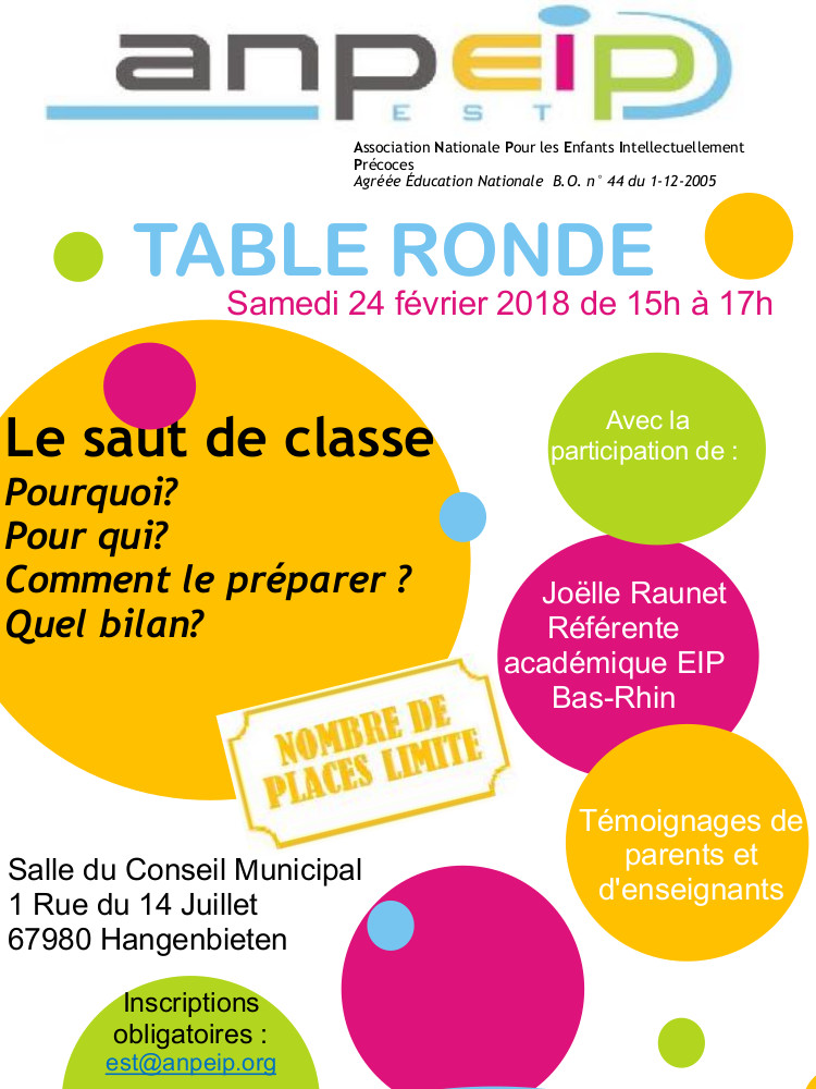 affiche table ronde 24 02 2018