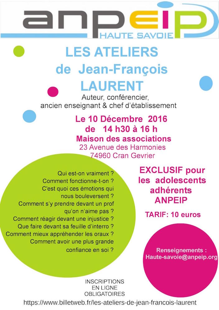 Ateliers JFL dec 16