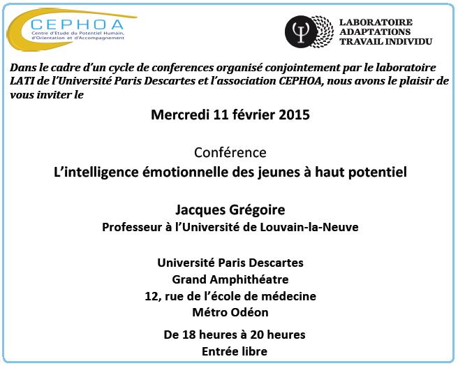 Invitation Conf Gregoire Janv2015