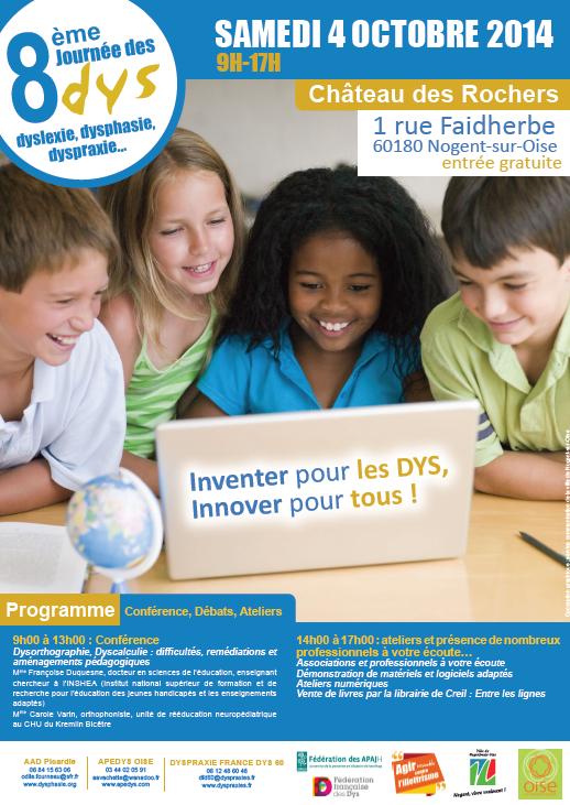 Affiche La journe des dys 4 octobre 2014