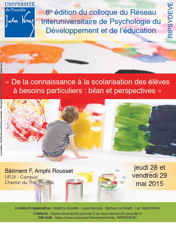 Affiche colloque interuniversitaire psycho PIC mai 2015