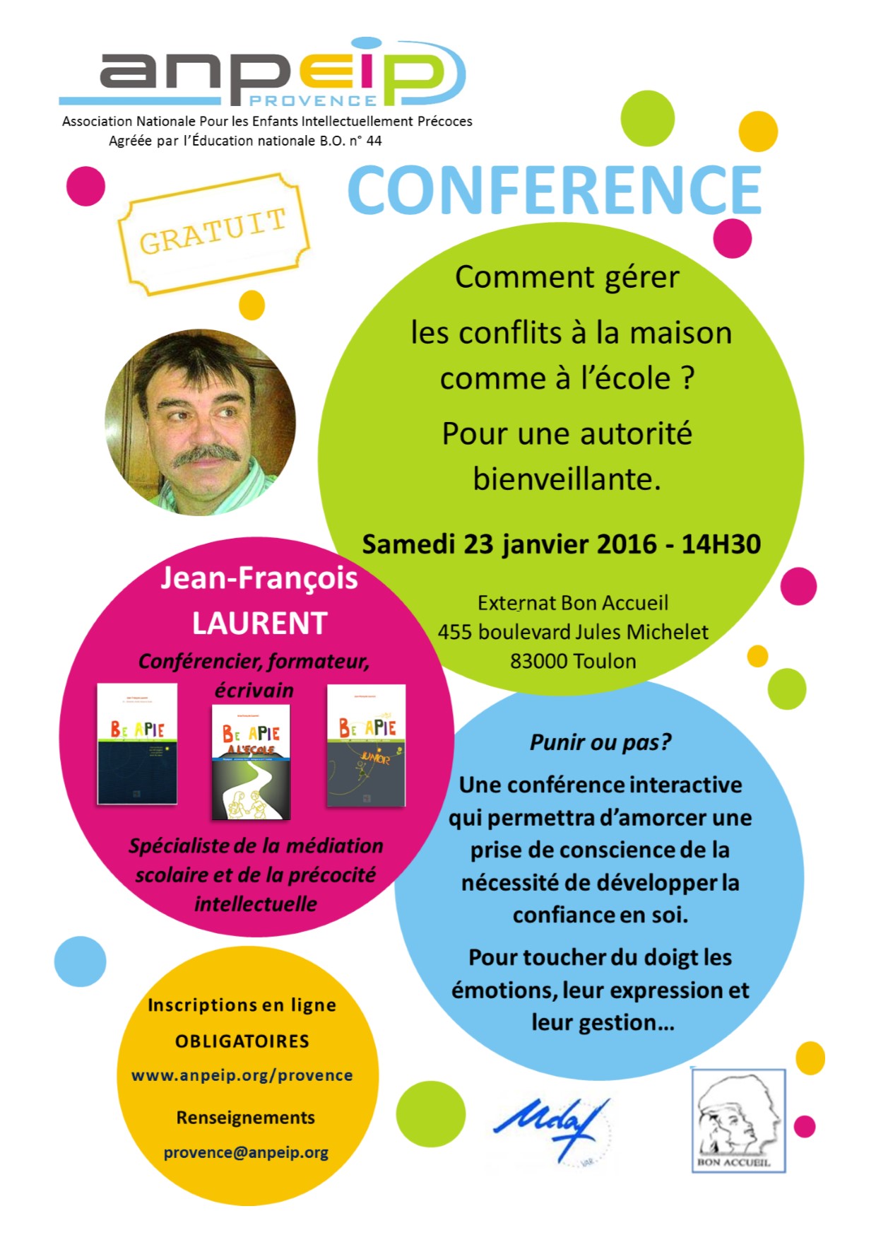 Affiche Conf JFL Janvier 2016